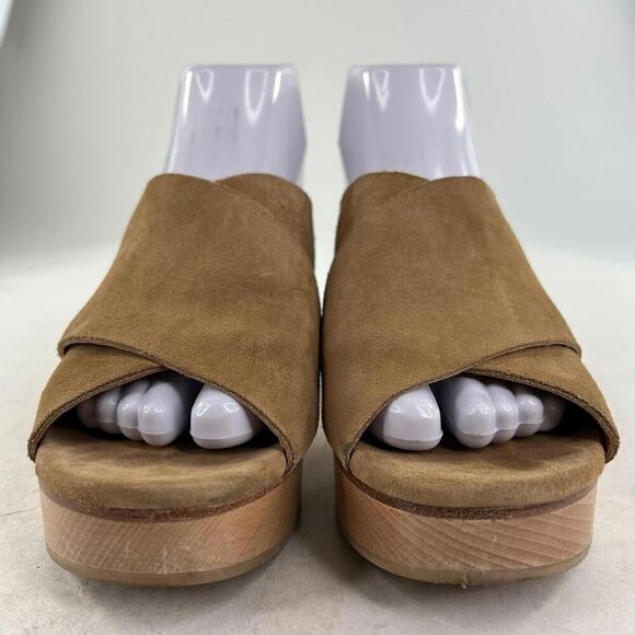 COCLICO richie clog tobacco Women's US 7 Wooden Heels Slide Mules - Picture 10 of 11